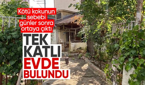 Mahalledeki kötü kokunun sebebi günler sonra ortaya çıktı