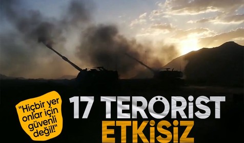 Son dakika! Irak'ın kuzeyinde 17 PKK'lı terörist etkisiz hale getirildi