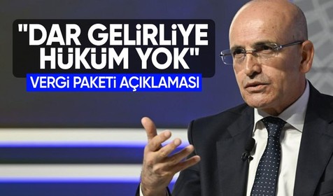 Bakan Şimşek'ten vergi açıklaması: Yeni paketi 'Çok kazanandan çok, az kazanandan az' ilkesiyle hazırladık