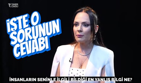 Buket Aydın en merak edilen soruyu yanıtladı: Seninle ilgili bilinen en yanlış şey ne?
