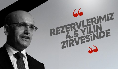 Mehmet Şimşek'ten 'rezerv' açıklaması: "Zirveye çıktı"