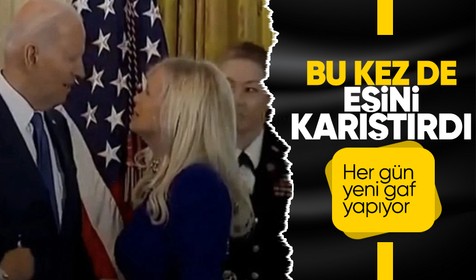 Joe Biden bu kez de eşini karıştırdı