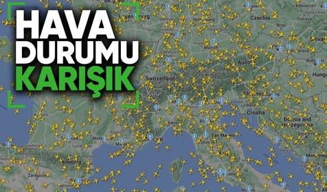 Uçuşlar allak bullak oldu! Havadaki gerilim haritaya yansıdı