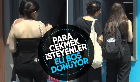 Yazılım sorunu sebebiyle ATM'den boş dönen vatandaşlar şokta