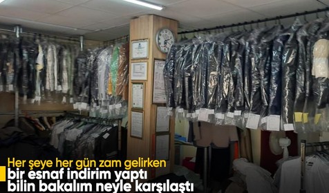 Ankara'da bir kuru temizlemeci, 3'te 1 daha ucuza çalıştığı için diğer esnaflar tarafından mobbing ve şikayete maruz kaldı