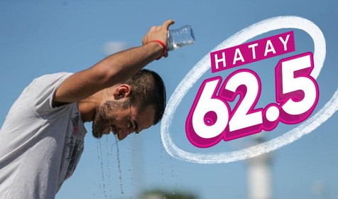 Hatay Arsuz'da termometreler kırılacak gibi! Hissedilen sıcaklık 62.5 derece!