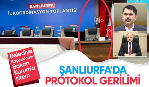 Şanlıurfa'da protokol gerilimi! YRP'li Belediye Başkanı Gülpınar'dan Bakan Murat Kurum'a sitem