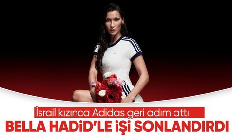 Adidas Bella Hadid'i kampanyadan çıkardıklarını doğruladı