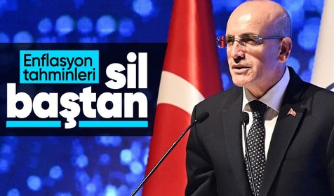 Enflasyon tahminleri sil baştan! Bakan Mehmet Şimşek'ten açıklama!