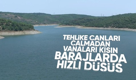 İstanbul’da korkutan veri: Barajlardaki doluluk 14 günde yüzde 5 düştü