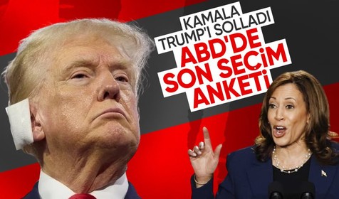 ABD'de son seçim anketi: Bıden'ın Yardımcısı Kamala Harris, Trump'ın önünde