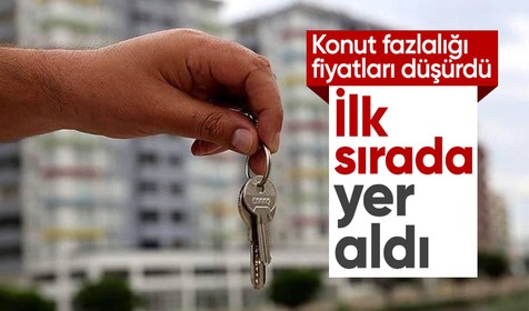 Antalya'da yüksek faiz ve konut fazlalığı fiyatları düşürdü