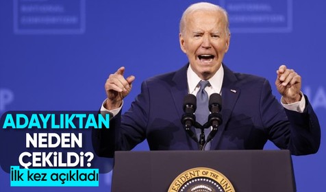 Adaylıktan çekildiğini duyurmuştu! Biden kararının sebebini açıkladı