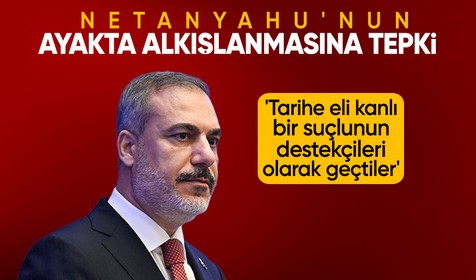 Bakan Fidan'dan ABD kongresine tepki: Tarihe eli kanlı bir suçlunun destekçileri olarak geçtiler