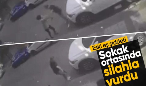 İstanbul'da eski eşini sokak ortasında vurdu
