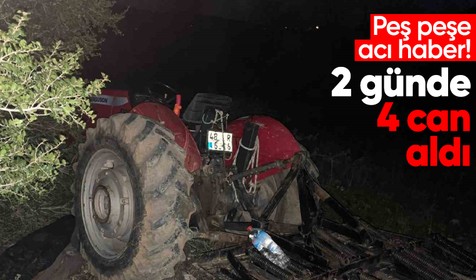 İki günde 4 can aldı! 2 ilimizden peş peşe acı haberler...