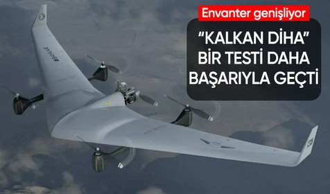 Bayraktar KALKAN DİHA 40. uçuş testini başarıyla tamamladı