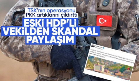 TSK'nın operasyonu HDP'li eski vekil Encü'yü çıldırttı
