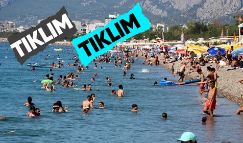 Sıcağı gören plaja koştu! Antalya doldu taştı