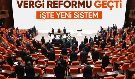 Vergi kanunu Meclis'ten geçti