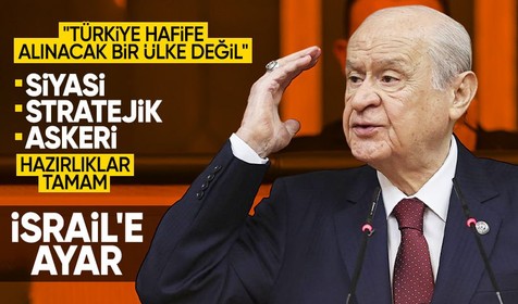 Bahçeli'den Cumhurbaşkanı Erdoğan'ı hedef alan İsrailli bakana sert tepki: Alçak sözlerini nefretle lanetliyorum