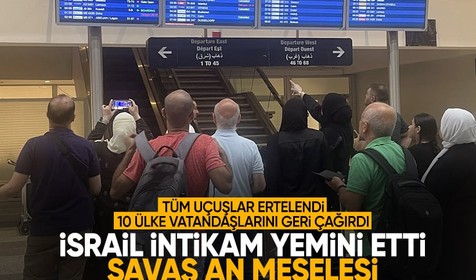 İntikam yemini eden İsrail Hizbullah mevzilerini vurmaya başladı! 10'dan fazla ülke vatandaşlarını geri çağırdı, Beyrut'ta uçuşlar ertelendi