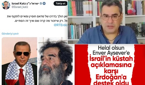 İsrail Dışişleri Yisrael Katz'ın skandal paylaşımına Enver Aysever'den tepki
