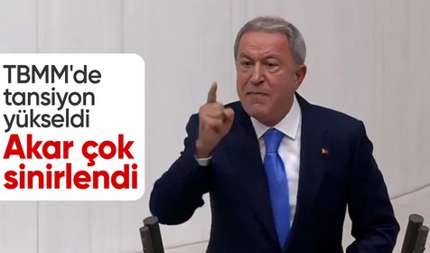TBMM'de Mavi Vatan gerginliği: Hulusi Akar çok sinirlendi