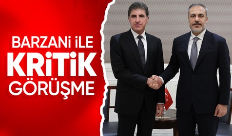 Dışişleri Bakanı Fidan IKBY Başkanı Barzani ile bir araya geldi
