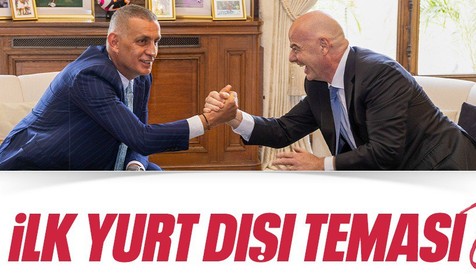 TFF Başkanı Hacıosmanoğlu, Paris’te FIFA Başkanı Infantino ile bir araya geldi