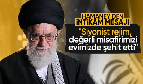 Hamaney Haniye'nin intikamını alacaklarını duyurdu: Siyonist rejim misafirimizi şehit ederek bizleri üzdü ancak kendisine ağır bir ceza da hazırladı