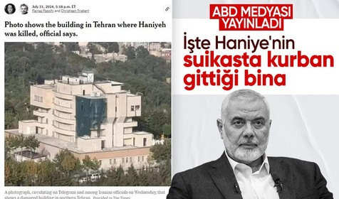 ABD medyası Haniye'nin suikasta uğradığı binanın görüntüsünü yayınladı