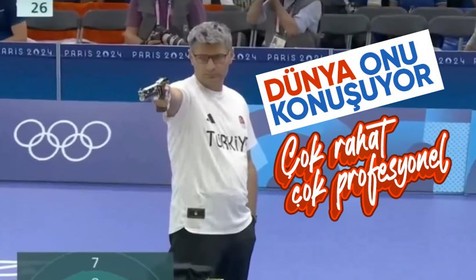 Dünya tek eli cebinde yaptığı atışla gümüş madalya alan Yusuf Dikeç'i konuşuyor