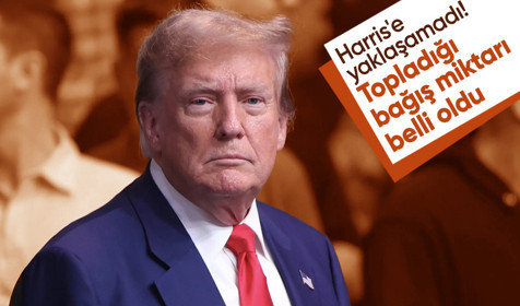 Donald Trump'ın seçim kampanyası için topladığı bağış miktarı belli oldu