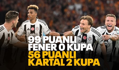Bu sezon Fenerbahçe'den daha fazla kupa kazandılar