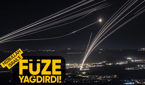 Hizbullah İsrail'e füze yağdırdı!