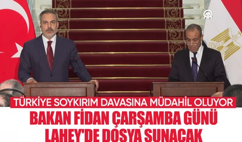 Türkiye soykırım davasına müdahil oluyor! Bakan Fidan çarşamba günü Lahey'de dosya sunacak