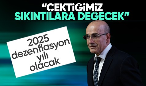 Bakan Mehmet Şimşek: 2025 dezenflasyon yılı olacak