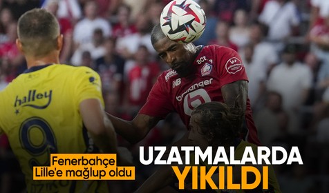 Son Dakika: Fenerbahçe 90+1'de yediği golle yıkıldı