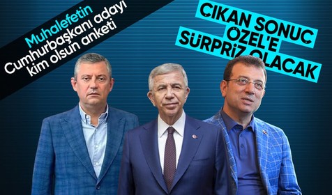 "Muhalefetin Cumhurbaşkanı adayı kim olmalı" anketi yapıldı! Sonuçlar bir hayli ilginç