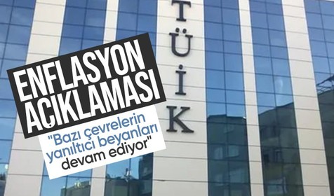 TÜİK'ten enflasyon açıklaması: Bazı çevrelerin yanıltıcı beyanları devam ediyor