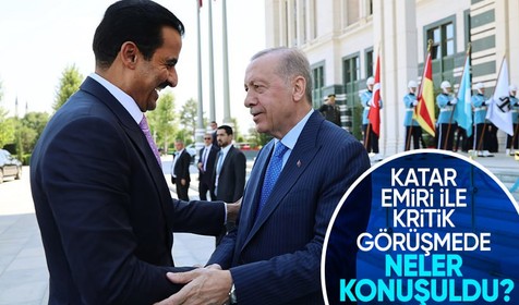 Cumhurbaşkanı Erdoğan Al Sani ile görüştü