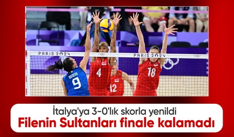 Filenin Sultanları, İtalya'ya yenilip final şansını yitirdi