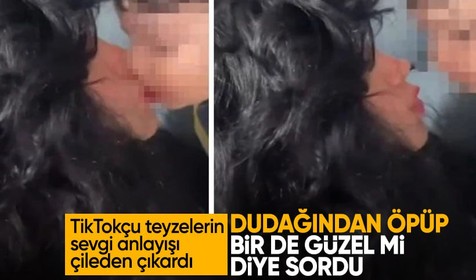 TikTok'ta bir teyze daha çocuğu dudağından öptü, yetmedi "Güzel mi?" diye sordu