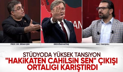 Canlı yayında kıyamet koptu! Ersan Şen'in "Hakikaten cahilsin sen" çıkış Hacı Yakışıklı'yı çileden çıkarttı
