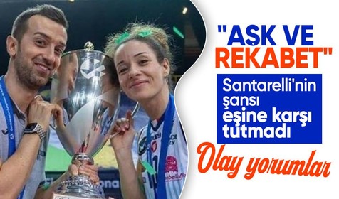 Daniele Santarelli rakip İtalya'daki eşi Monica De Gennaro'ya karşı 4'üncü kez yenildi