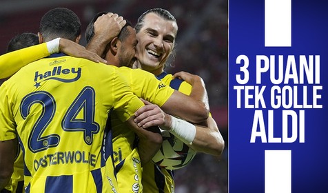 Fenerbahçe, 3 puanı tek golle aldı: Jose Mourinho galibiyetle başladı