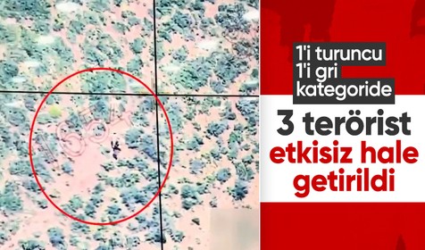 GÜRZ-6 operasyonunda 3 terörist etkisiz hale getirildi