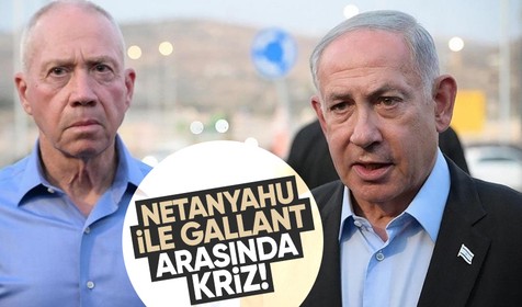 İsrail'de Netanyahu ve Savunma Bakanı Gallant birbirine girdi!