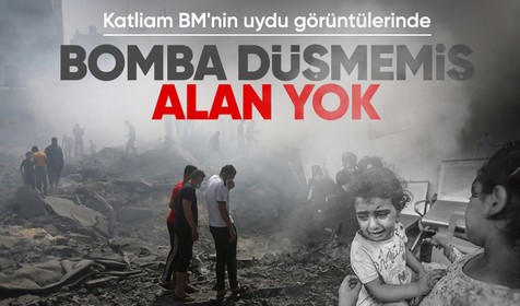 İsrail'in katliamı BM'nin uydu görüntülerinde: Gazze'de bomba düşmemiş alan yok